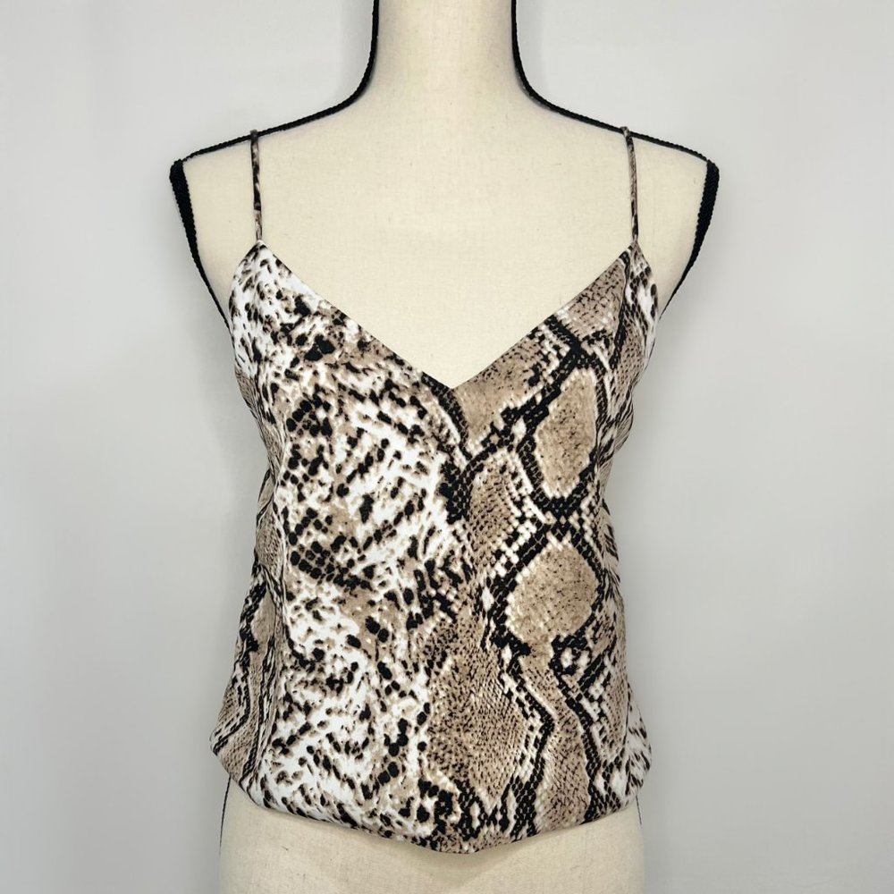 Superdown Jenna Backless Tank In Snake Size Medium - image 5